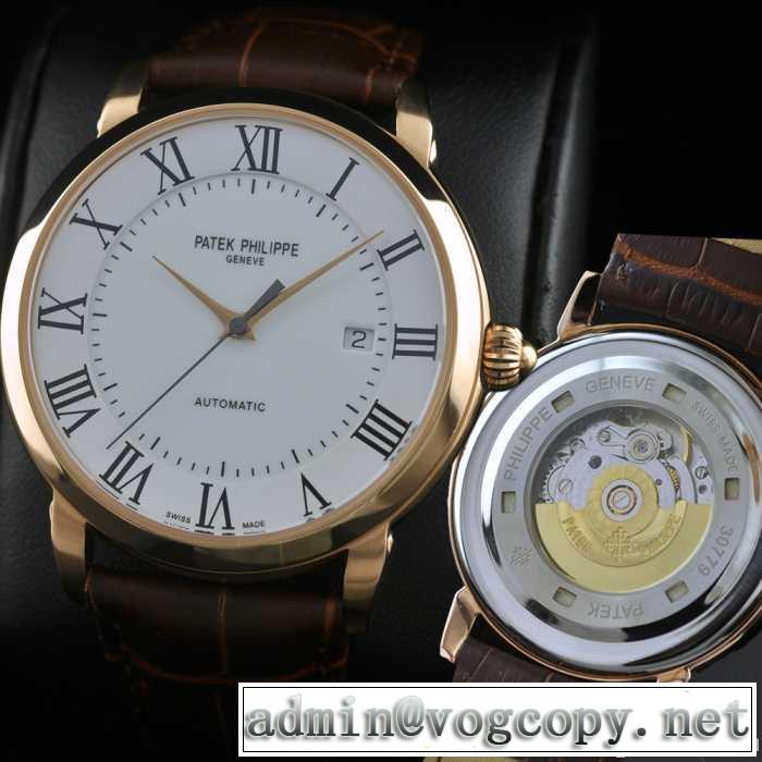 自動巻き スイスムーブメント  男性用腕時計 patek philippe philippe パテックフィリップ  メンズ腕時計